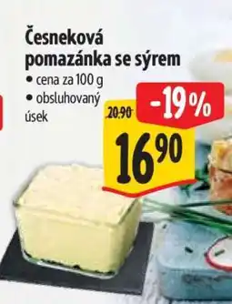 Albert Česneková pomazánka se sýrem nabídka