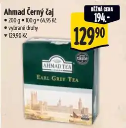 Albert Ahmad černý čaj nabídka