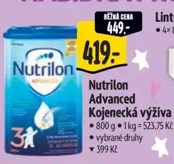 Albert Nutrilon Advanced Kojenecká výživa nabídka