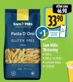 Albert Sam Mills Těstoviny nabídka