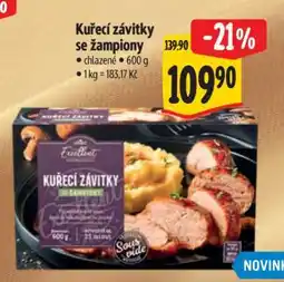 Albert Kuřecí závitky se žampiony nabídka