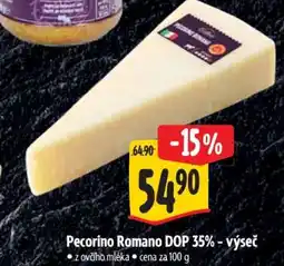 Albert Pecorino Romano DOP 35% - výseč nabídka