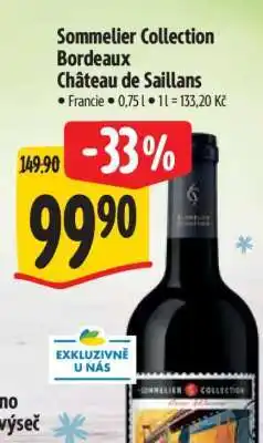 Albert Sommelier Collection Bordeaux Château de Saillans nabídka