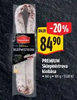 Albert Premium Sklepmistrova klobása nabídka