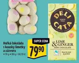 Albert Hořká čokoláda s kousky limetky a zázvoru nabídka