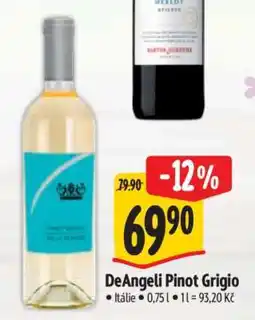 Albert DeAngeli Pinot Grigio nabídka