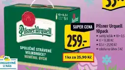 Albert Pilsner Urquell 10pack nabídka