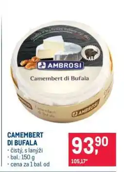 Makro CAMEMBERT DI BUFALA nabídka