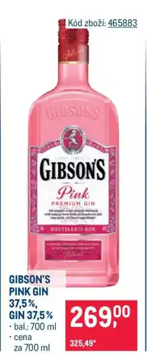 Makro Gibson‘s PINK GIN nabídka