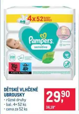 Makro Dětské vlhčené ubrousky nabídka