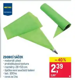 Makro ZDOBICÍ SÁČEK nabídka