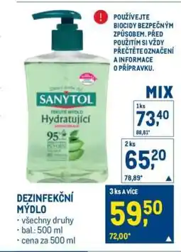 Makro Dezinfekční mýdlo nabídka