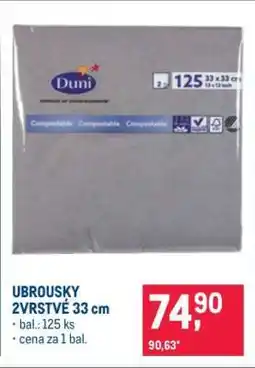 Makro UBROUSKY 2VRSTVÉ 33 cm nabídka