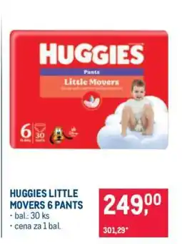 Makro HUGGIES LITTLE MOVERS 6 PANTS nabídka