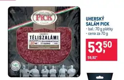 Makro Uherský salám Pick nabídka