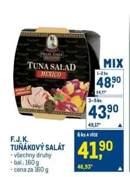 Makro F. J. K. TUŇÁKOVÝ SALÁT nabídka
