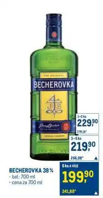 Makro Becherovka 38 % nabídka