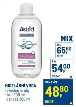 Makro Micelární voda nabídka