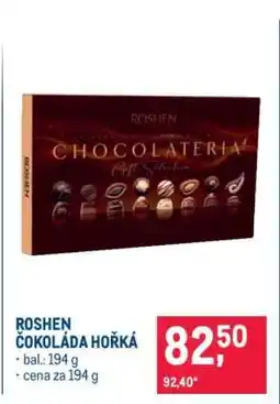 Makro ROSHEN ČOKOLÁDA HOŘKÁ nabídka