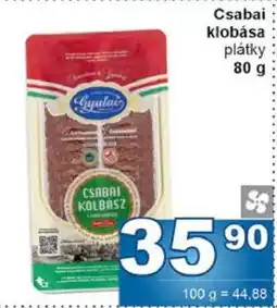 Jip Csabai klobása nabídka