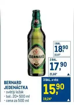 Makro Bernard Jedenáctka nabídka