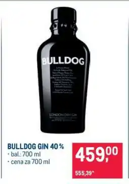 Makro Bulldog Gin 40 % nabídka