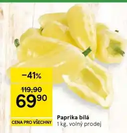 Tesco PAPRIKA BÍLÁ nabídka