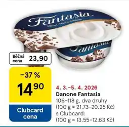 Tesco Danone Fantasia nabídka