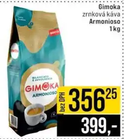 Jip Gimoka zrnková káva Armonioso nabídka