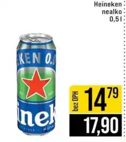 Jip Heineken nealko nabídka