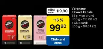 Tesco Vergnano kávové kapsle nabídka