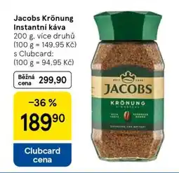 Tesco Jacobs Krönung Instantní káva nabídka