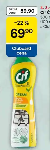 Tesco Cif Čisticí krém nabídka