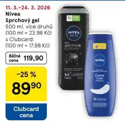Tesco Nivea sprchový gel nabídka