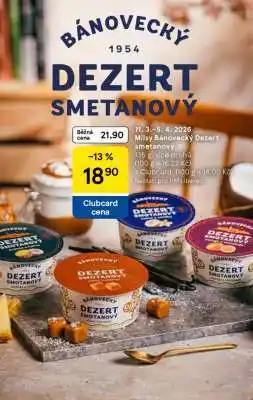 Tesco Milsy Bánovecký Dezert smetanový nabídka