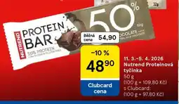 Tesco Nutrend Proteinová tyčinka nabídka