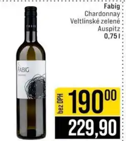 Jip Fabig Chardonnay Veltlínské zelené Auspitz nabídka