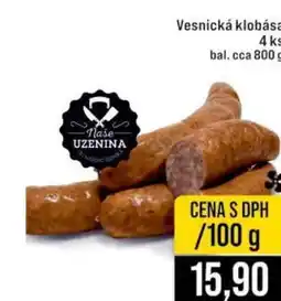 Jip Vesnická klobása nabídka