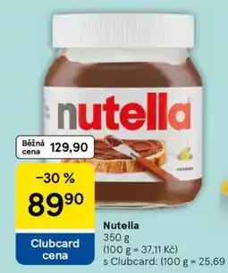 Tesco Nutella nabídka