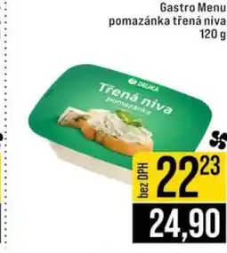 Jip Gastro Menu pomazánka třená niva nabídka