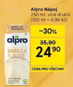 Tesco Alpro nápoj nabídka