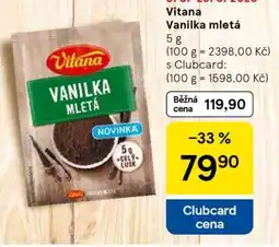 Tesco Vitana Vanilka mletá nabídka