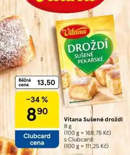 Tesco Vitana Sušené droždí nabídka