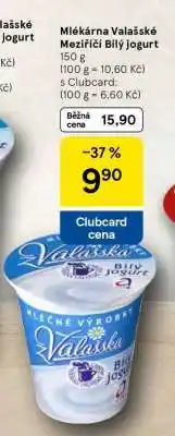 Tesco Mlékárna Valašské Meziříčí Bílý jogurt nabídka