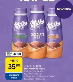 Tesco Milka Mléčný nápoj nabídka