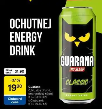 Tesco Guarana nabídka