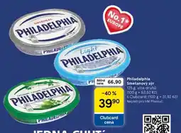 Tesco Philadelphia nabídka