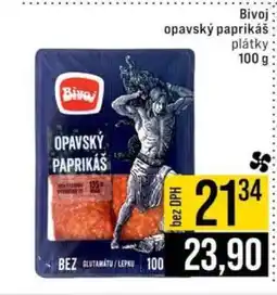 Jip Bivoj opavský paprikáš nabídka