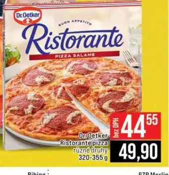 Jip DR. Oetker Ristorante pizza nabídka