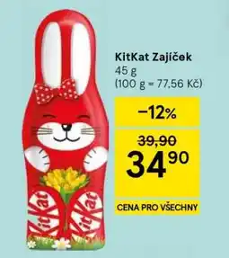 Tesco KitKat zajíček nabídka